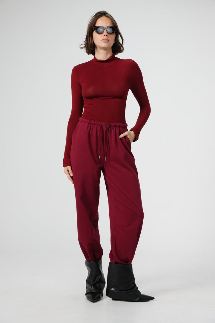 Clean12 Wine High Neck Shirt