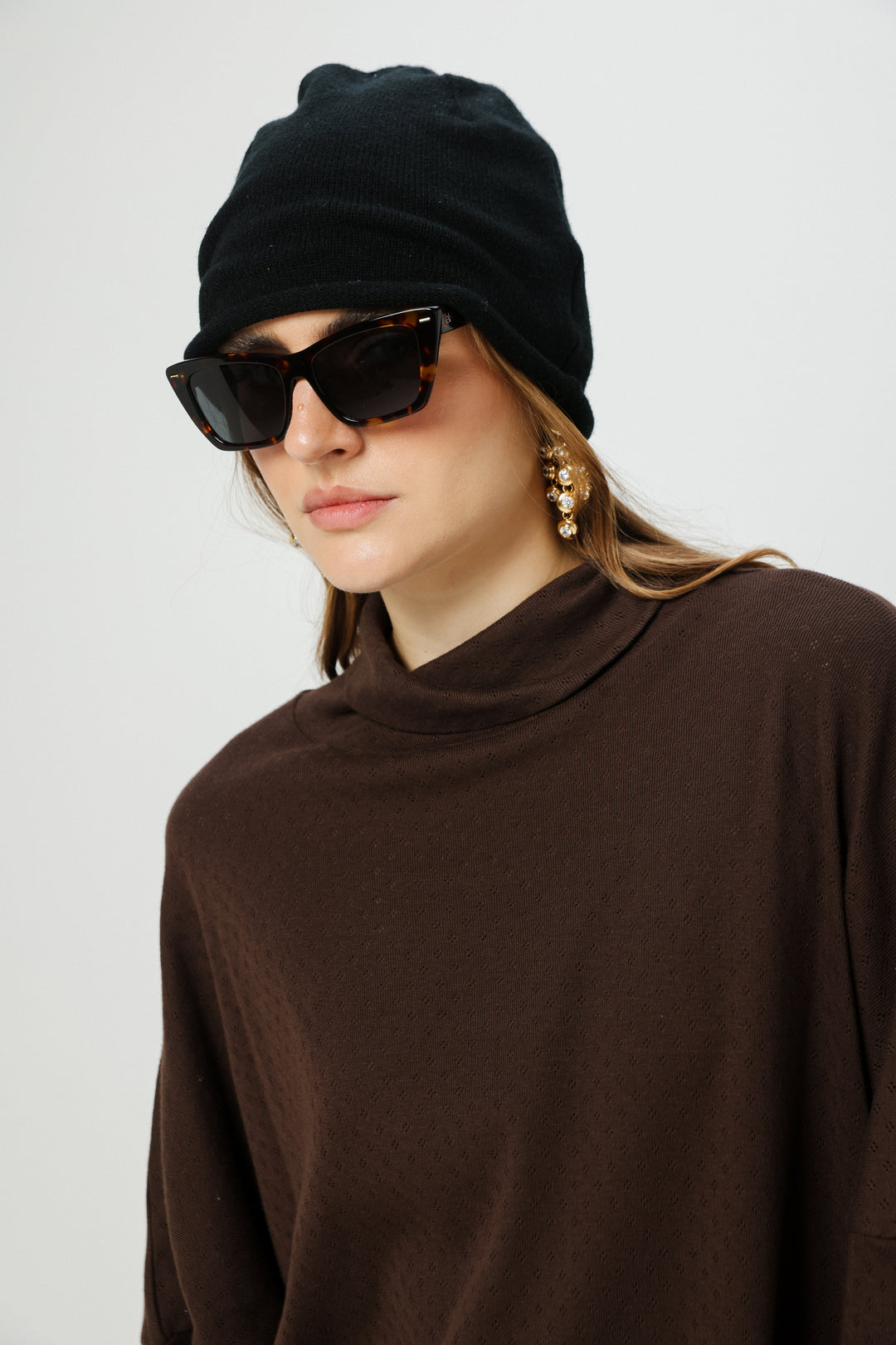 Black Beanie כובע ביני שחור