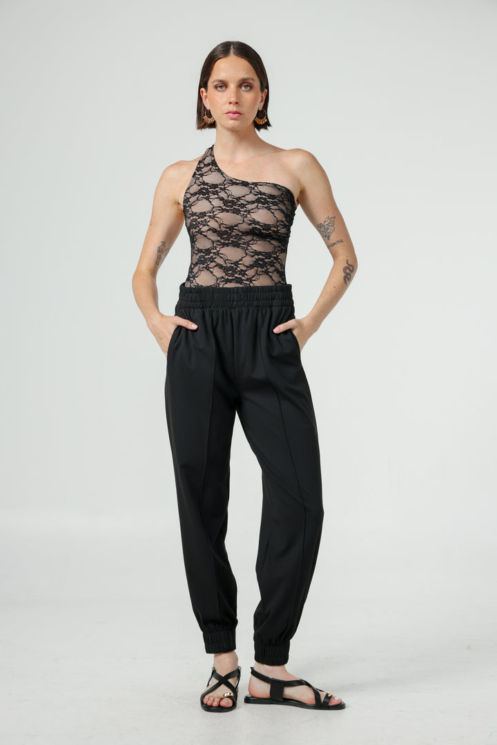 Moma Black Lace Bodysuit