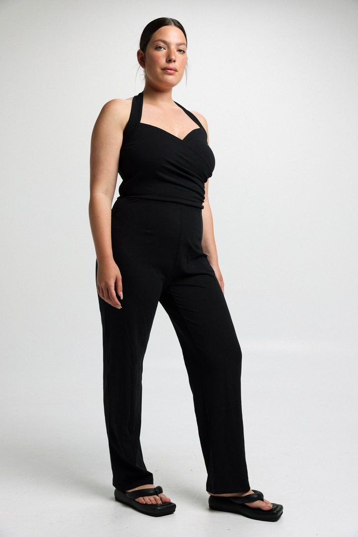 Notice Black Jumpsuit