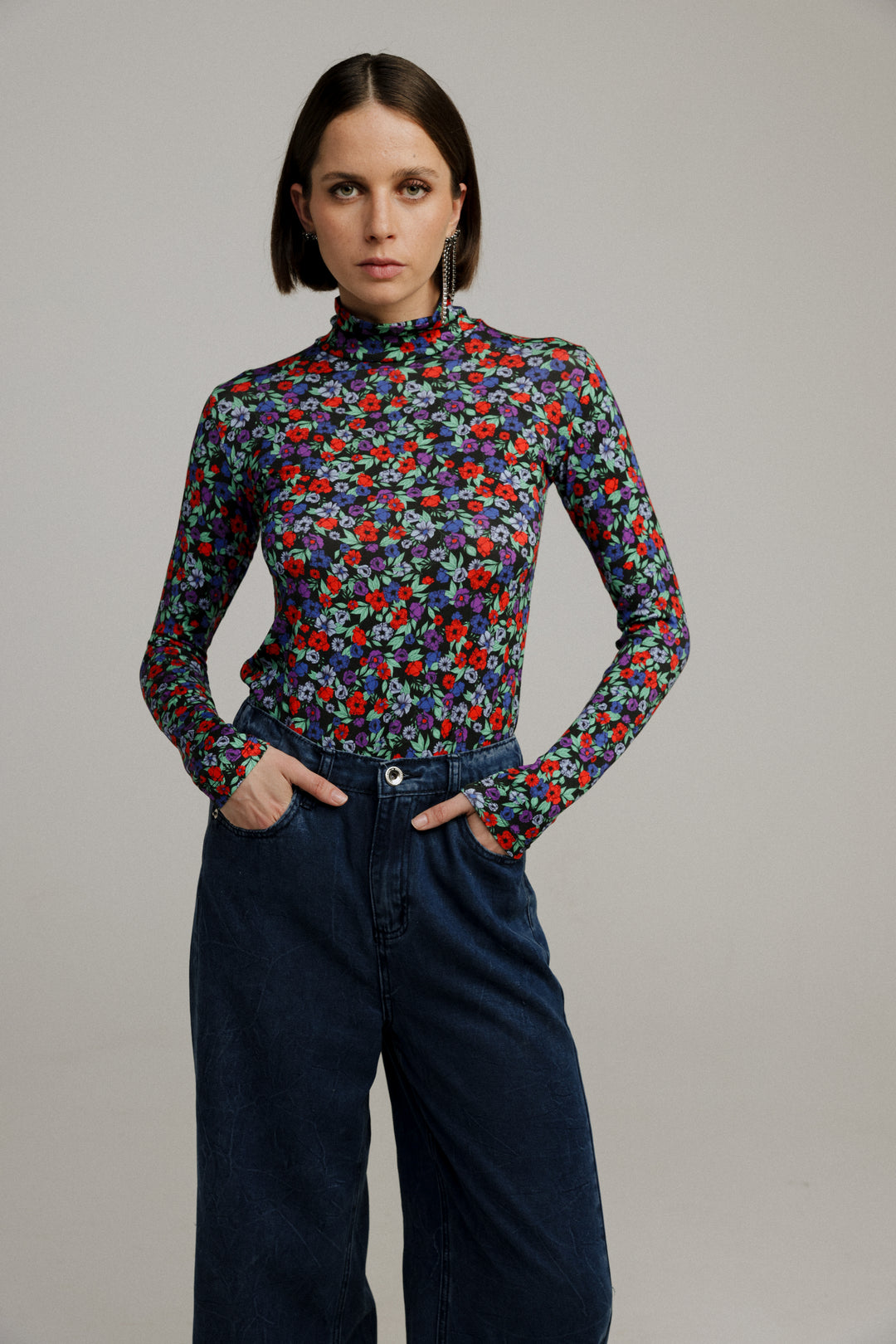 Principal Dark Floral Top