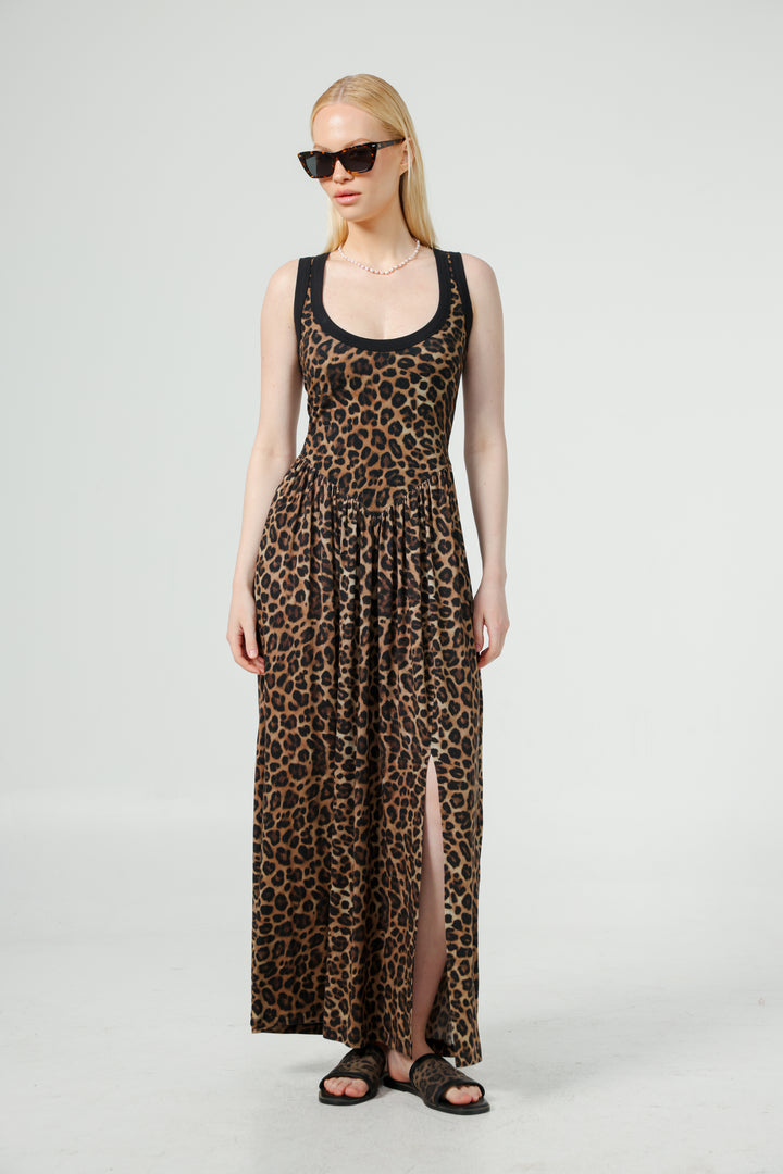 Palette Leopard Dress