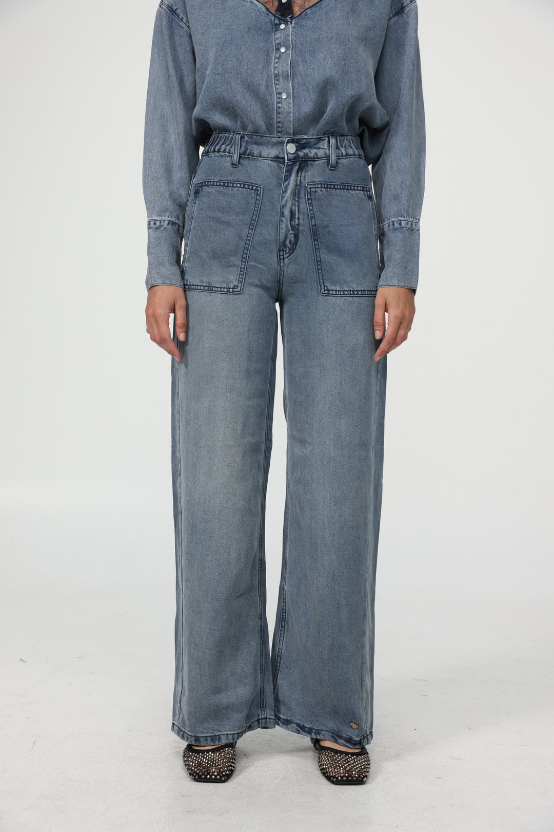 Reorganized Light Blue Soft Denim