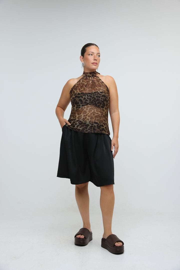 Collar Leopard Tank