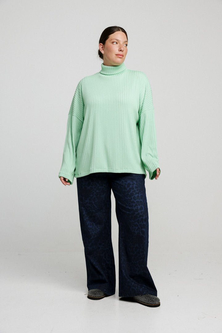 Wanted Mint Oversized Jumper