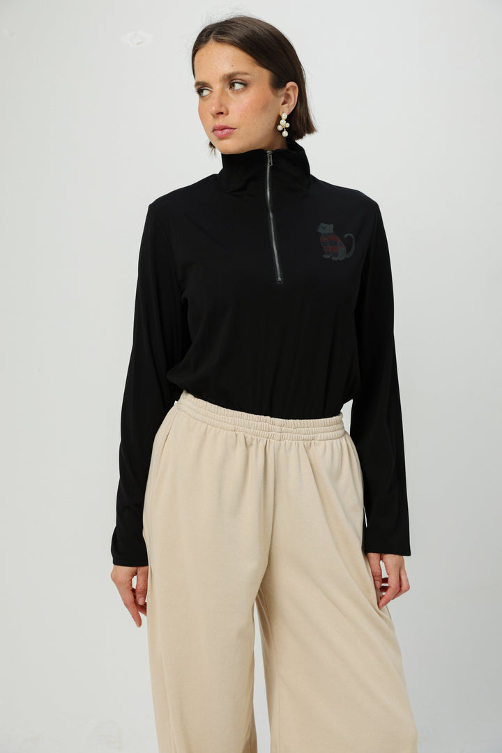 Leo Black Polo