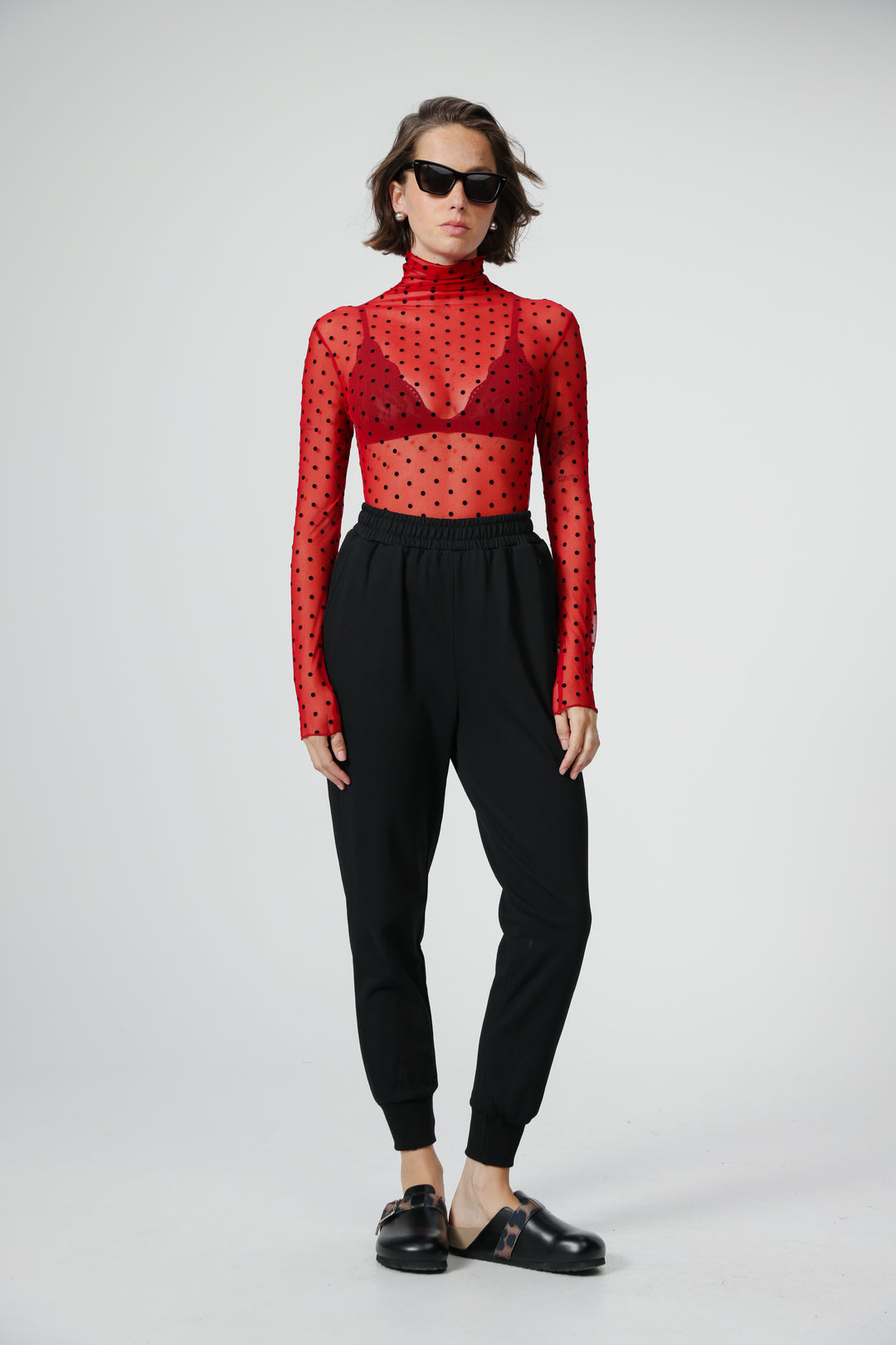 Principle Wine Dots Shirt