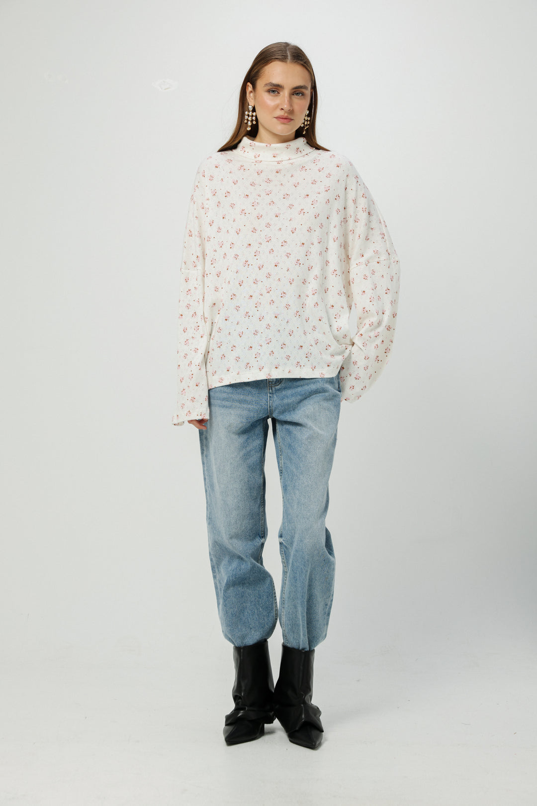 Wanted Rose Floral Jumper