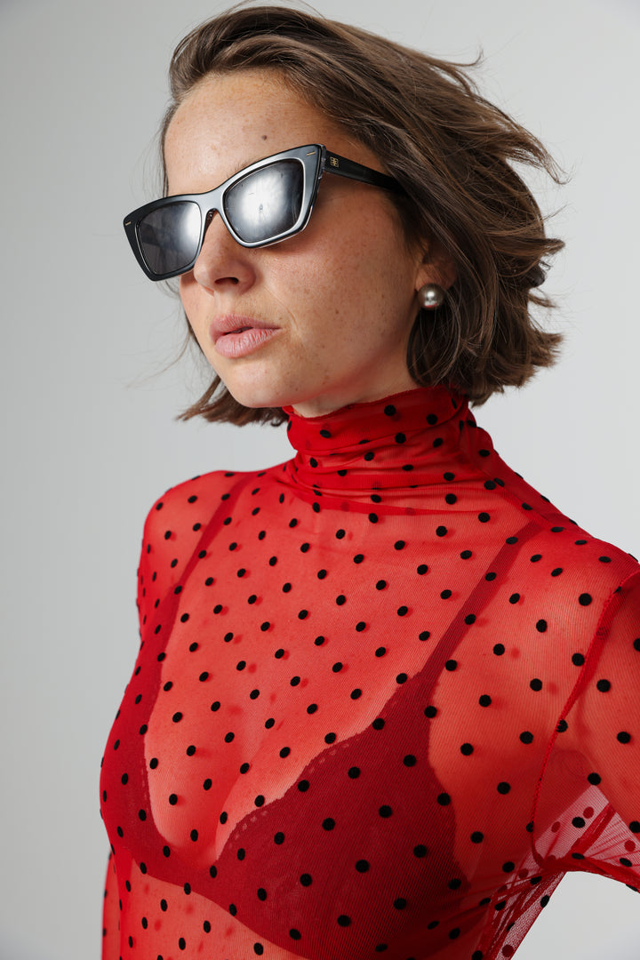 Principle Wine Dots Shirt
