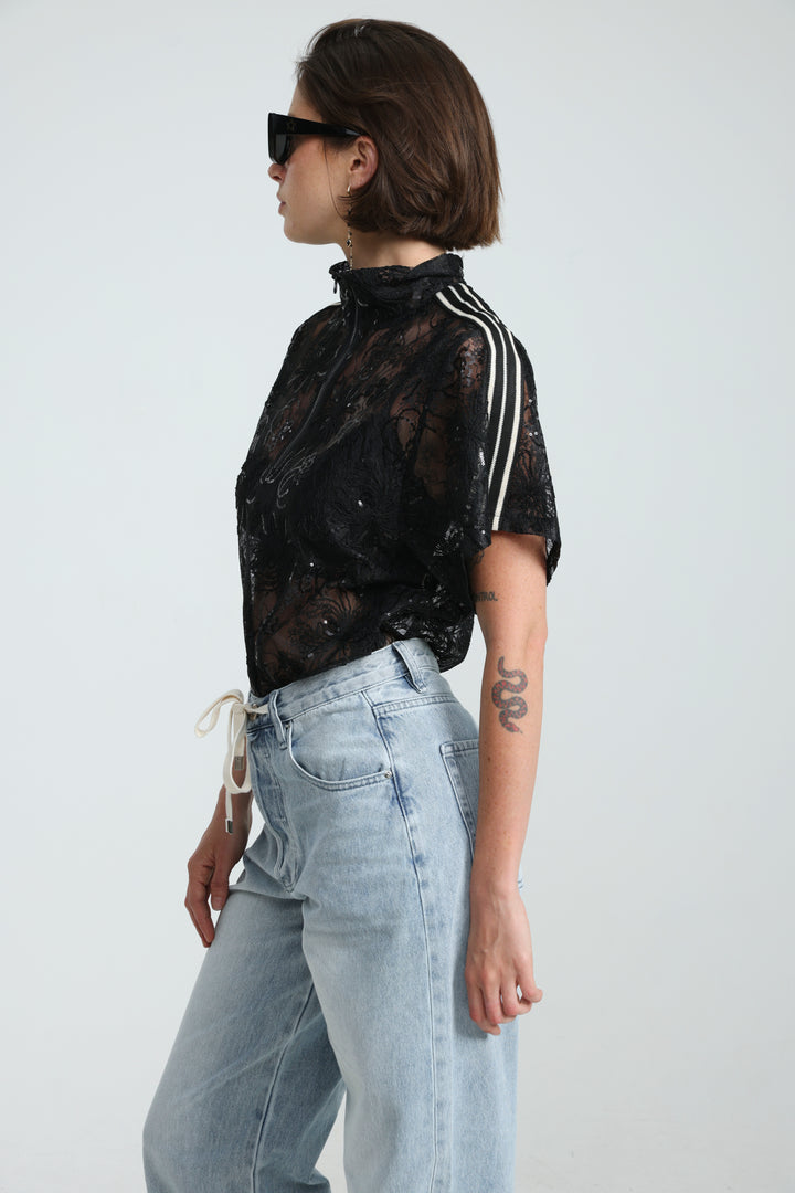 Reboot Black Polo T-Shirt