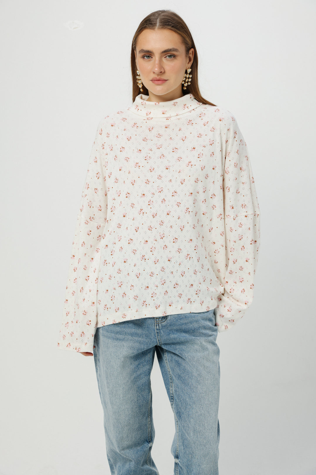 Wanted Rose Floral Jumper