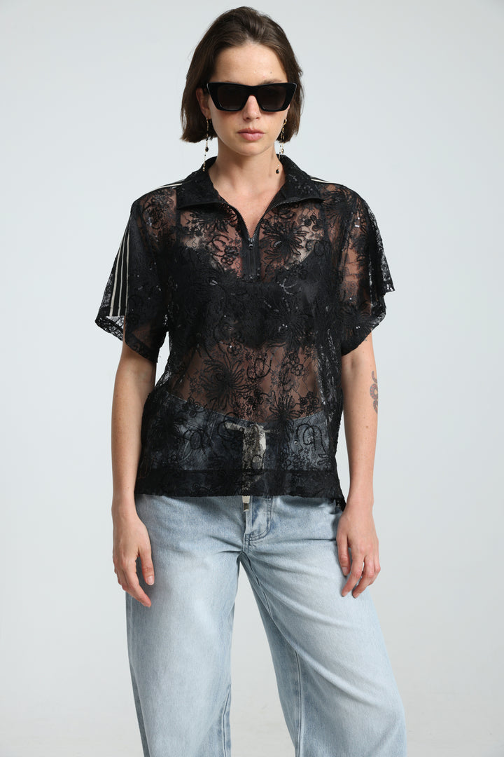 Reboot Black Polo T-Shirt