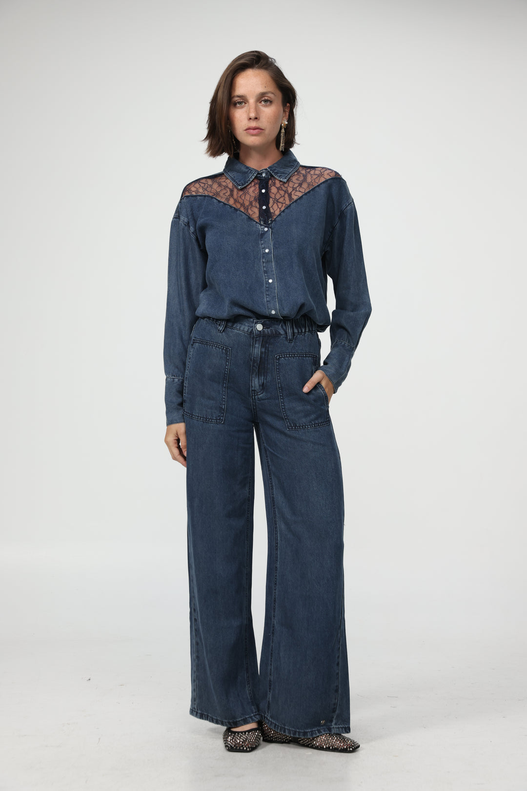 Reorganized Dark Blue Soft Denim