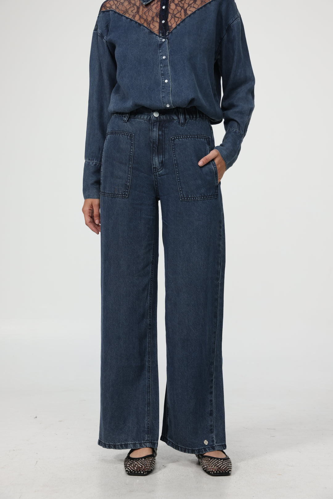 Reorganized Dark Blue Soft Denim