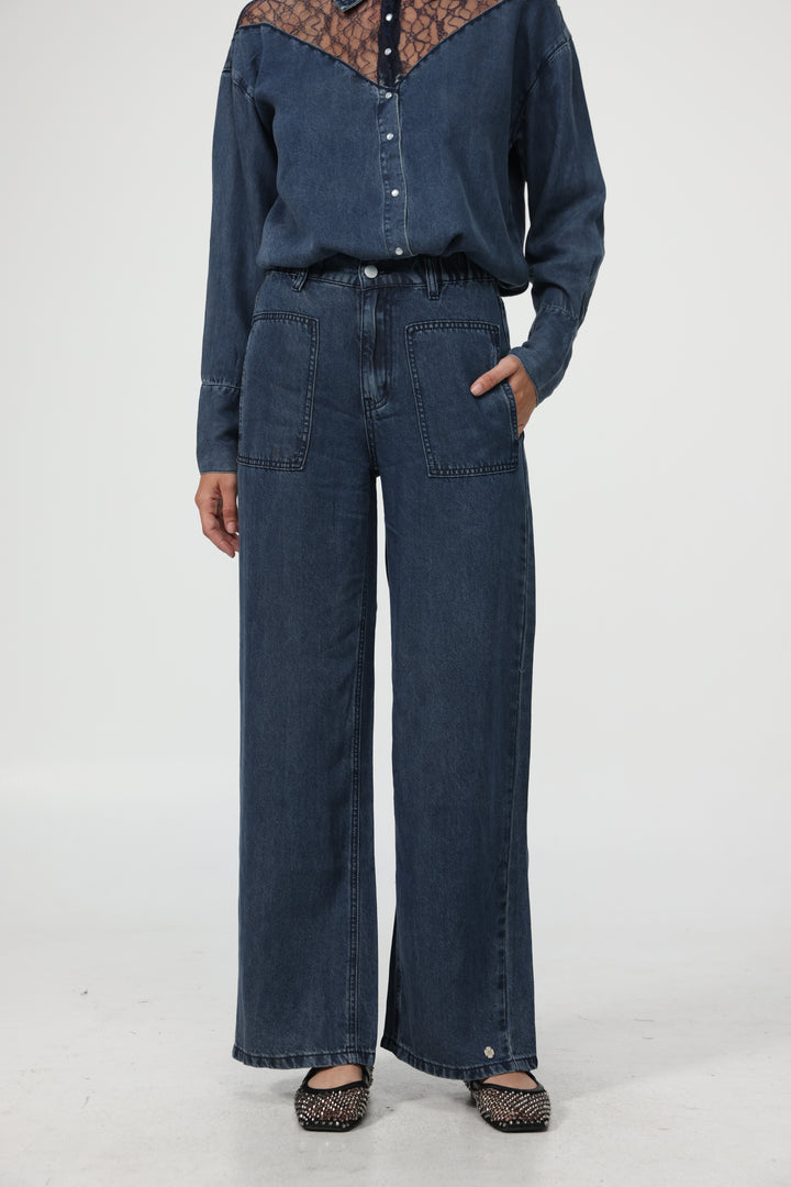 Reorganized Dark Blue Soft Denim
