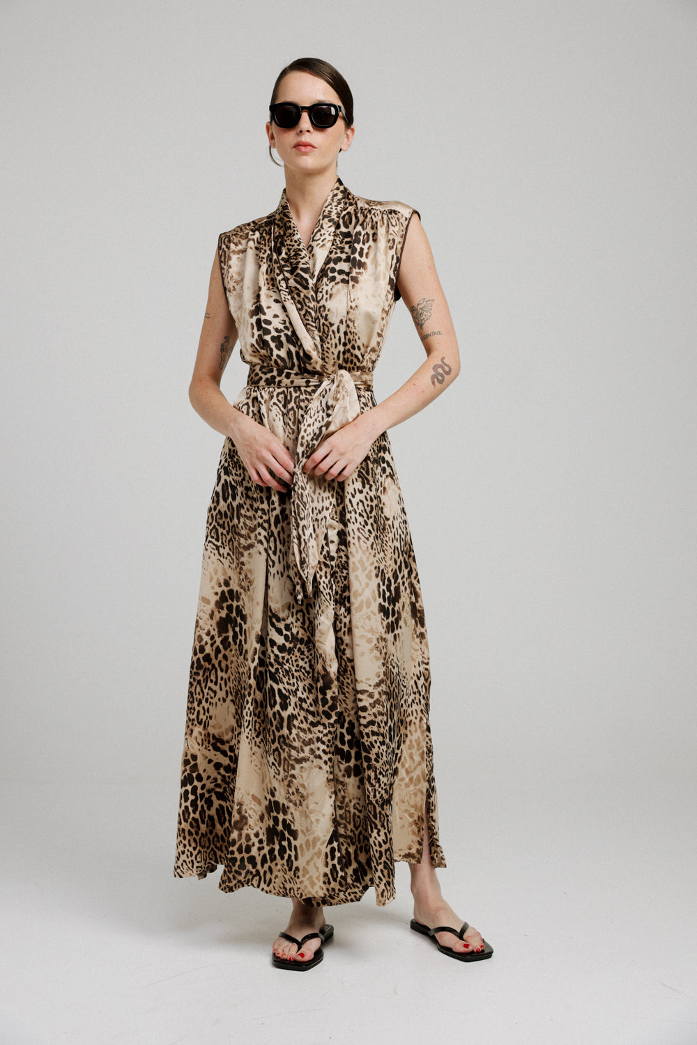 Wrap Light Leopard Dress