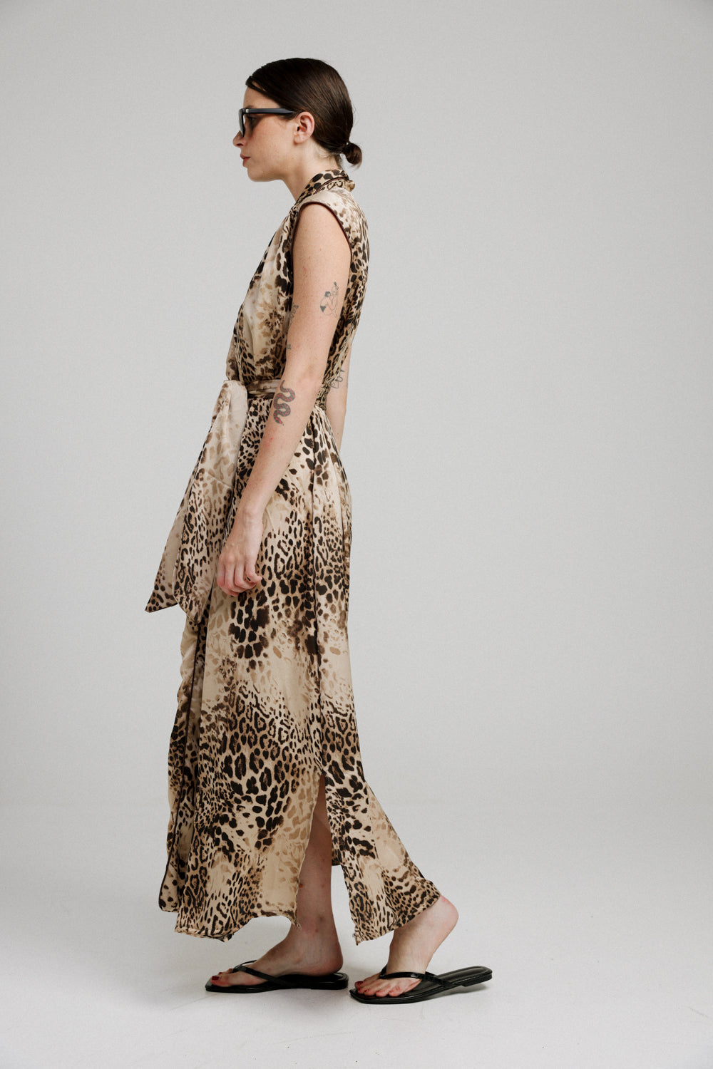 Wrap Light Leopard Dress