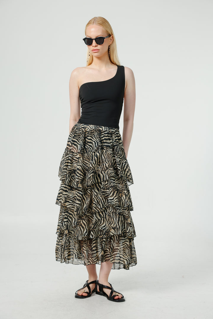 Sketch Striped Skirt