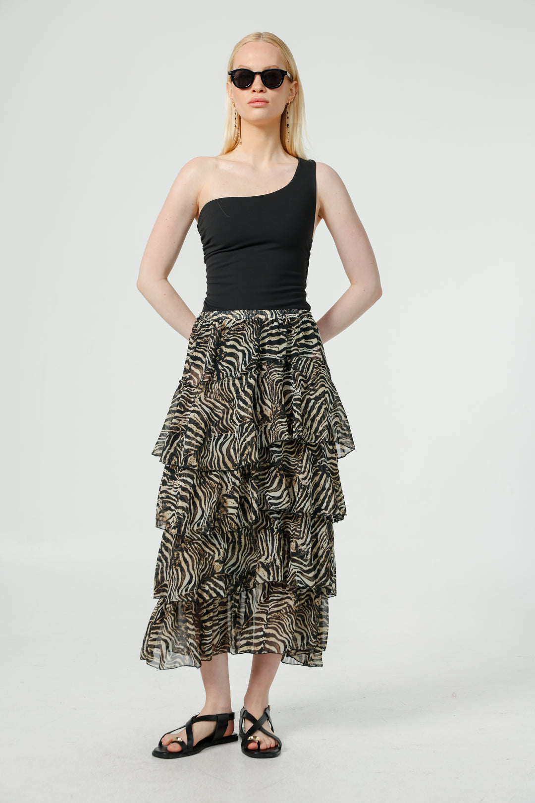 Sketch Striped Skirt