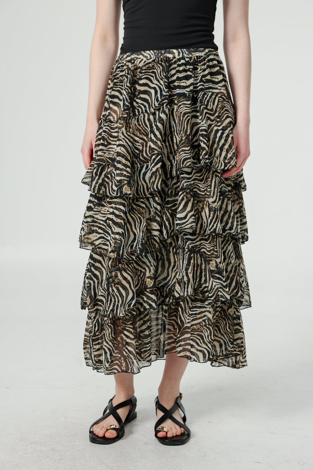 Sketch Striped Skirt