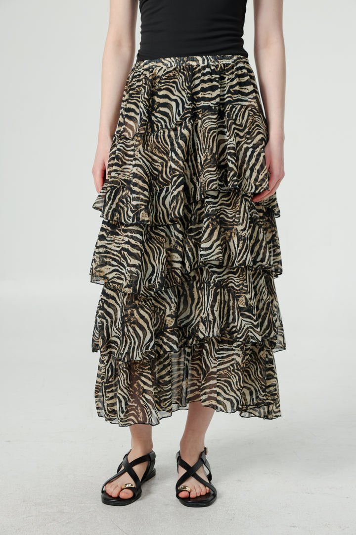 Sketch Striped Skirt