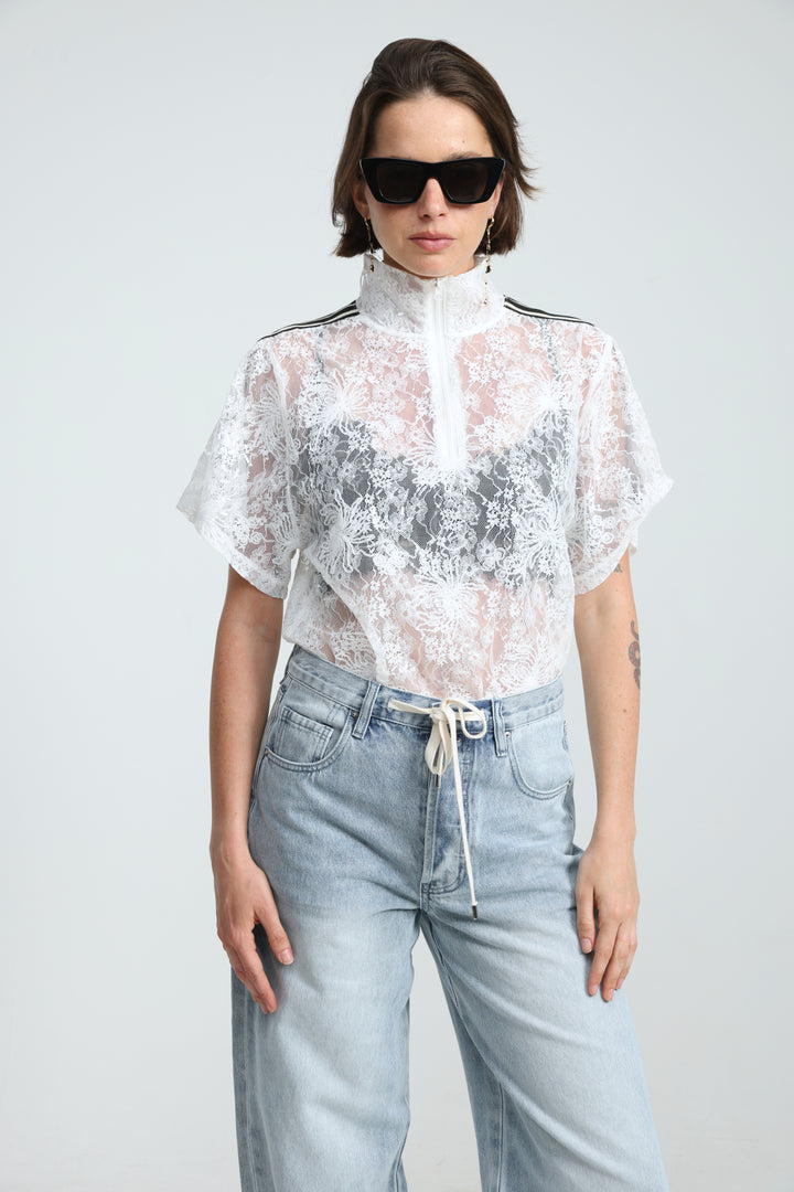 Reboot White Polo T-Shirt