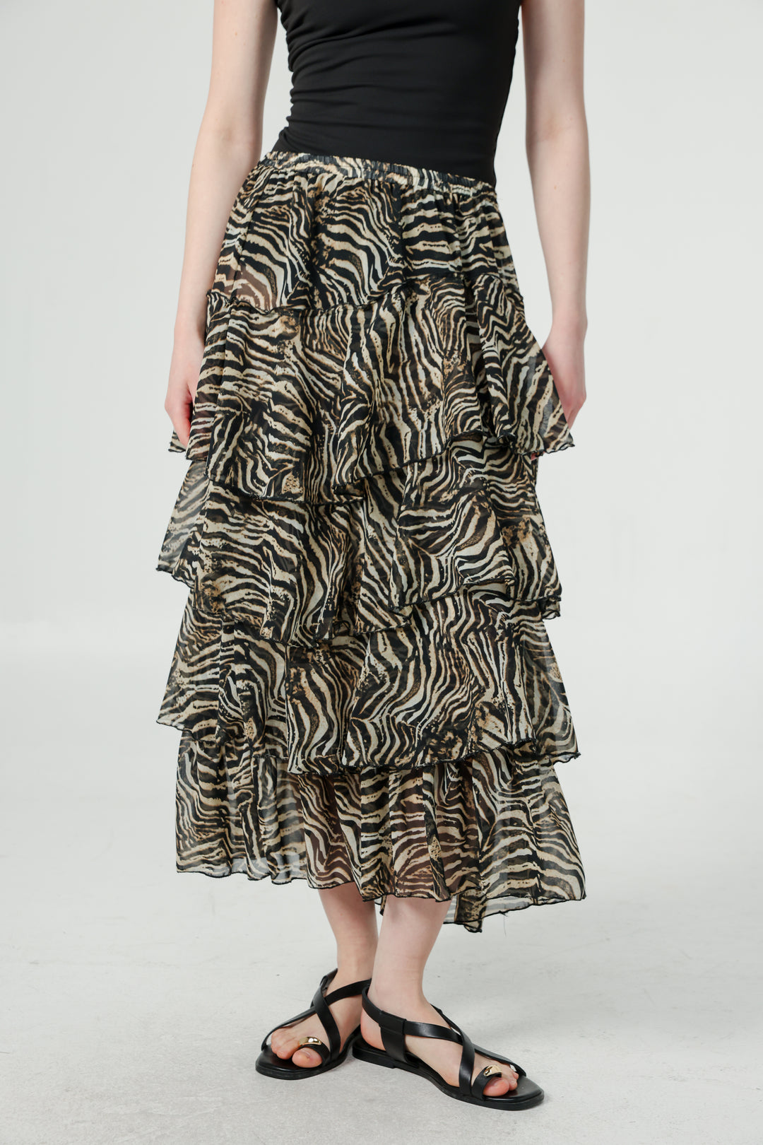 Sketch Striped Skirt