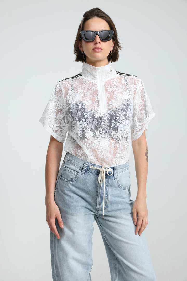 Reboot White Polo T-Shirt