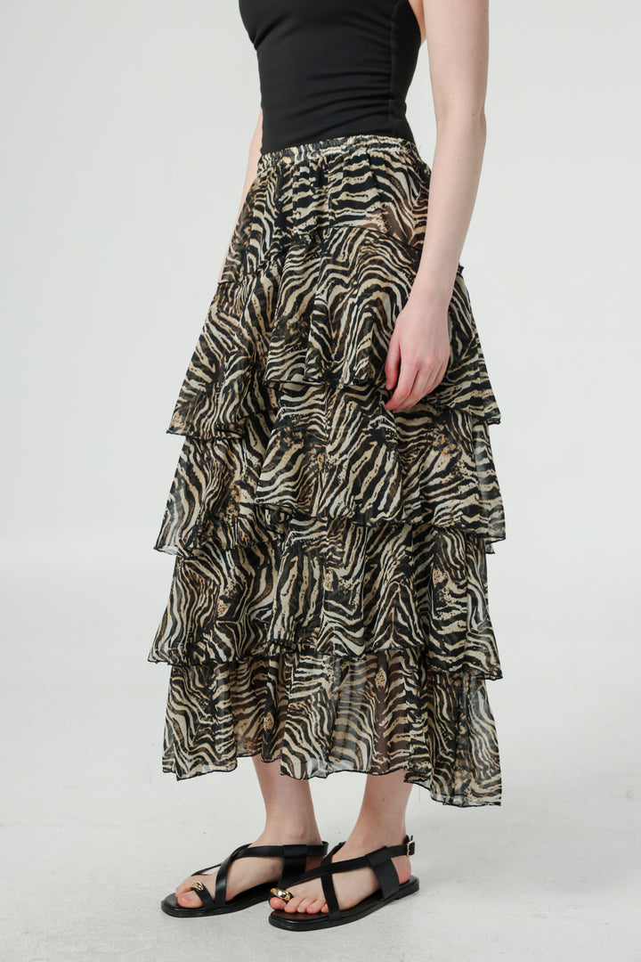 Sketch Striped Skirt