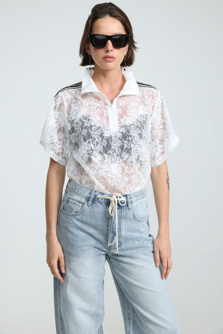 Reboot White Polo T-Shirt