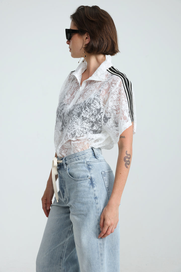 Reboot White Polo T-Shirt