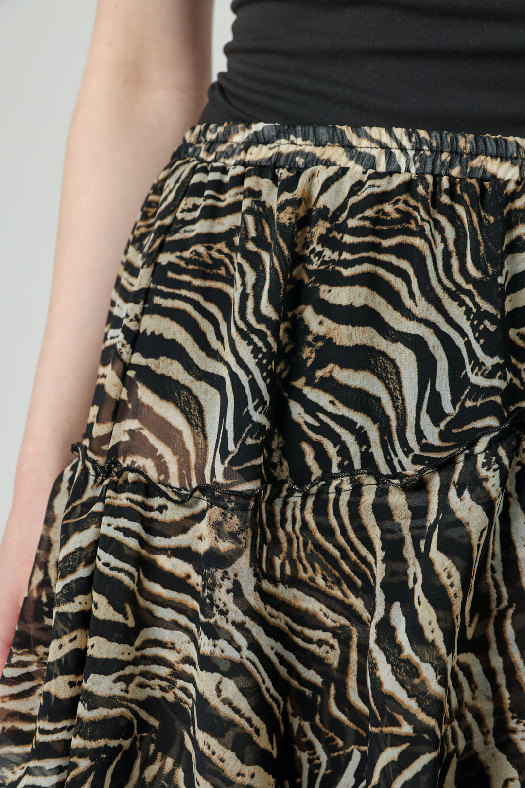 Sketch Striped Skirt