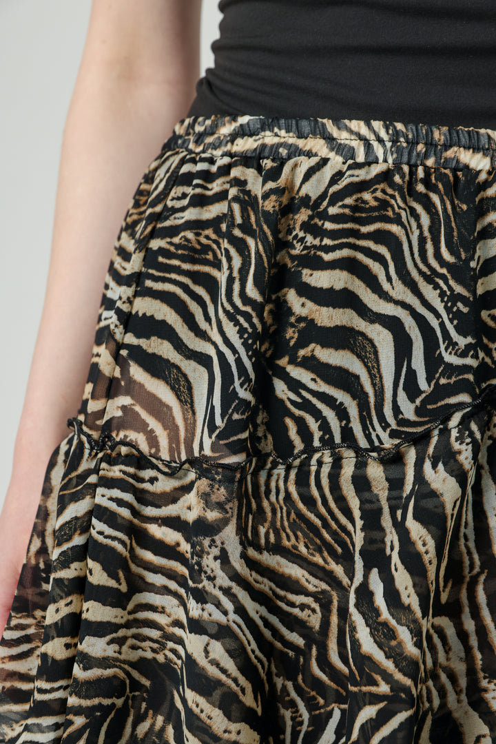Sketch Striped Skirt