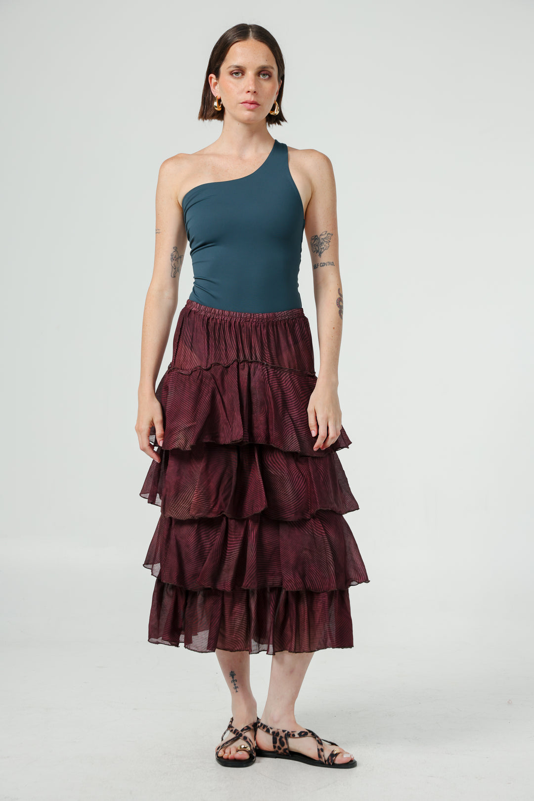 Sketch Wine Skirt