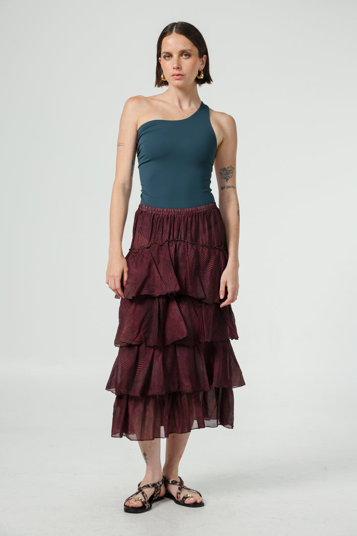 Sketch Wine Skirt