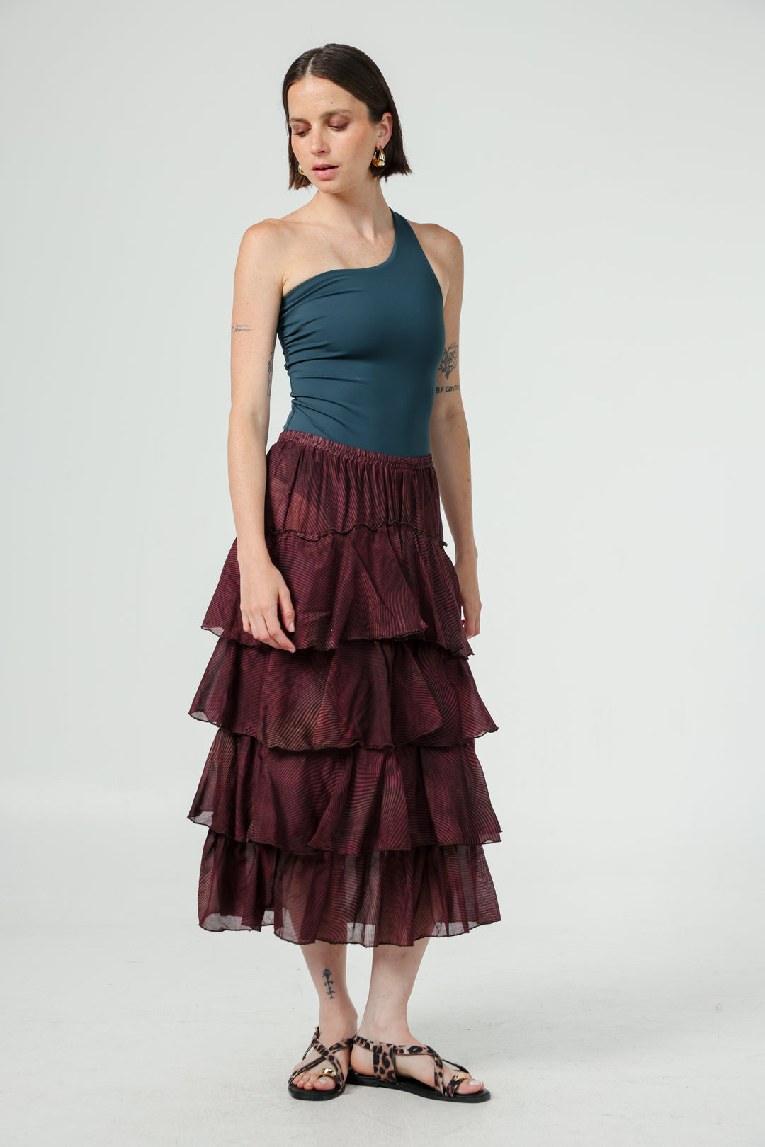 Sketch Wine Skirt