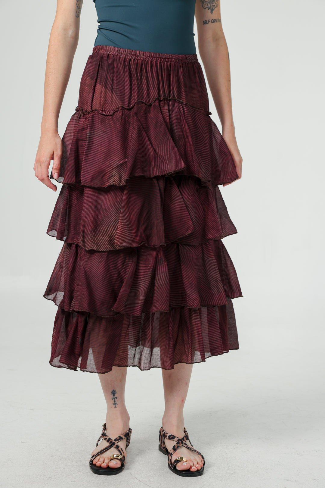 Sketch Wine Skirt