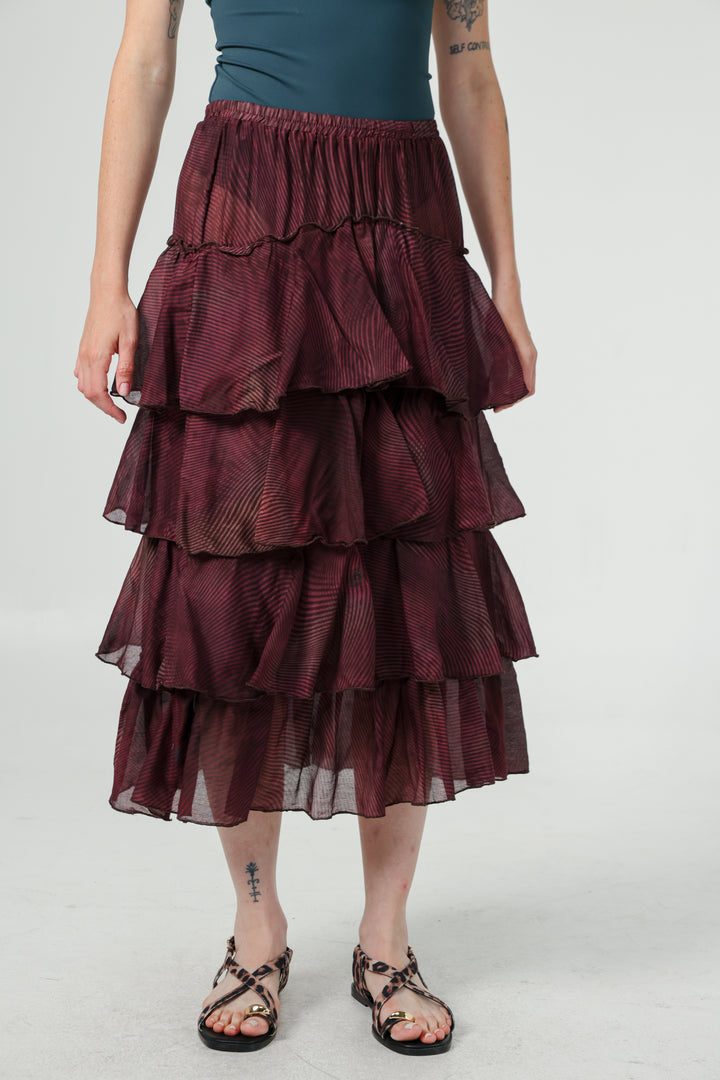 Sketch Wine Skirt