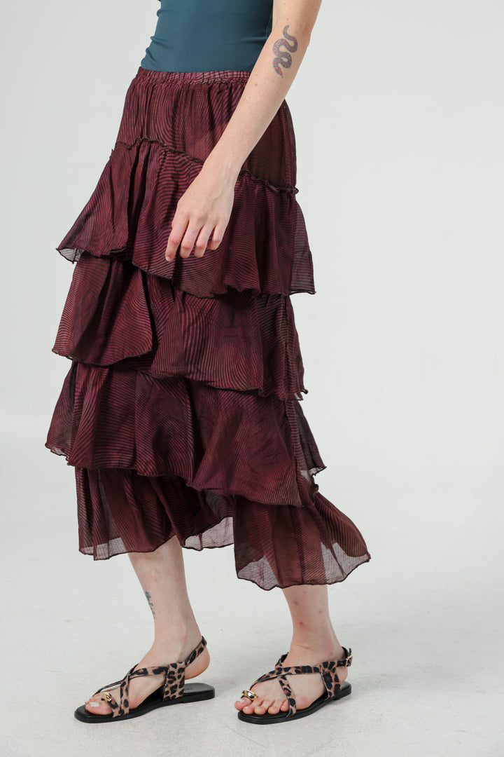 Sketch Wine Skirt