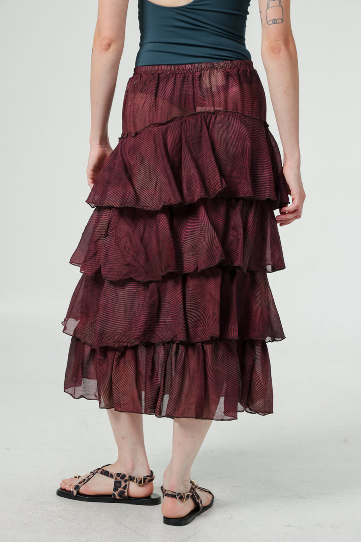 Sketch Wine Skirt
