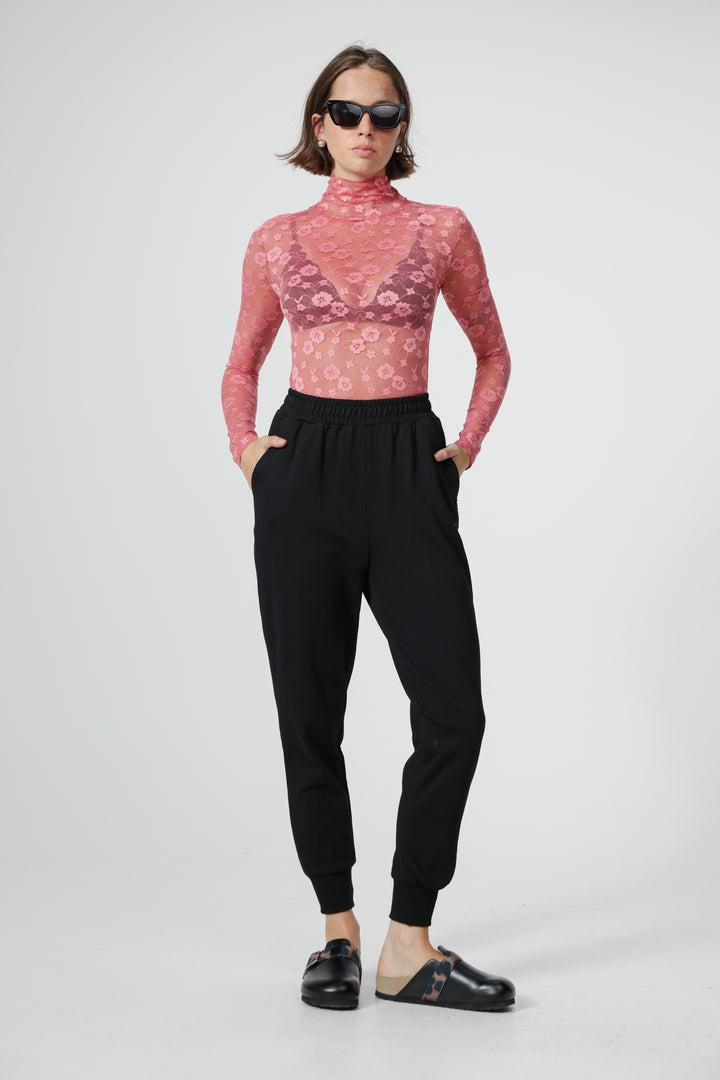 Blossom Pink Lace Shirt