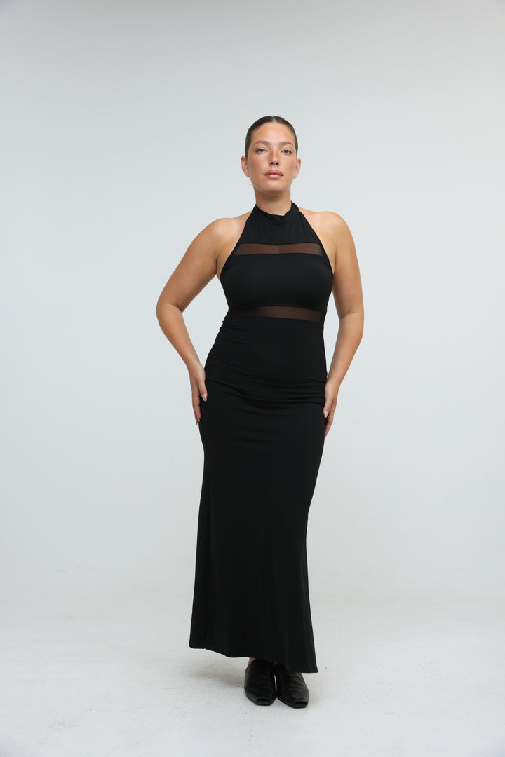 Blur Black Dress