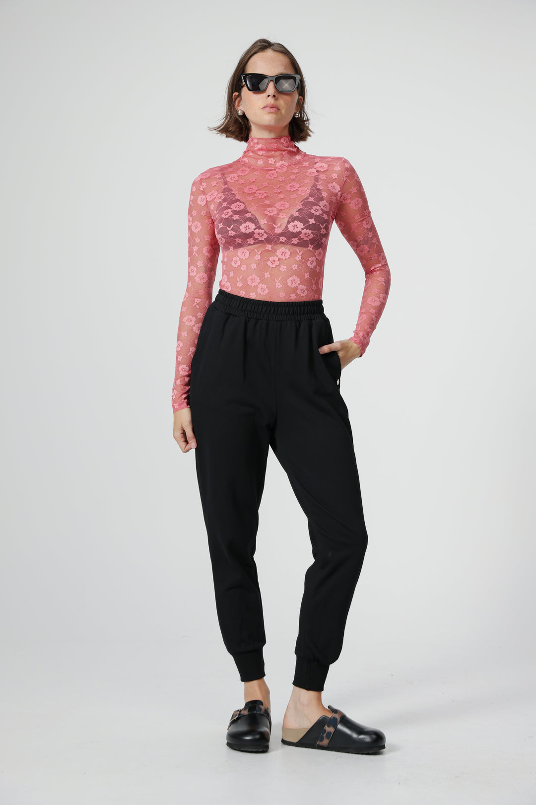 Blossom Pink Lace Shirt
