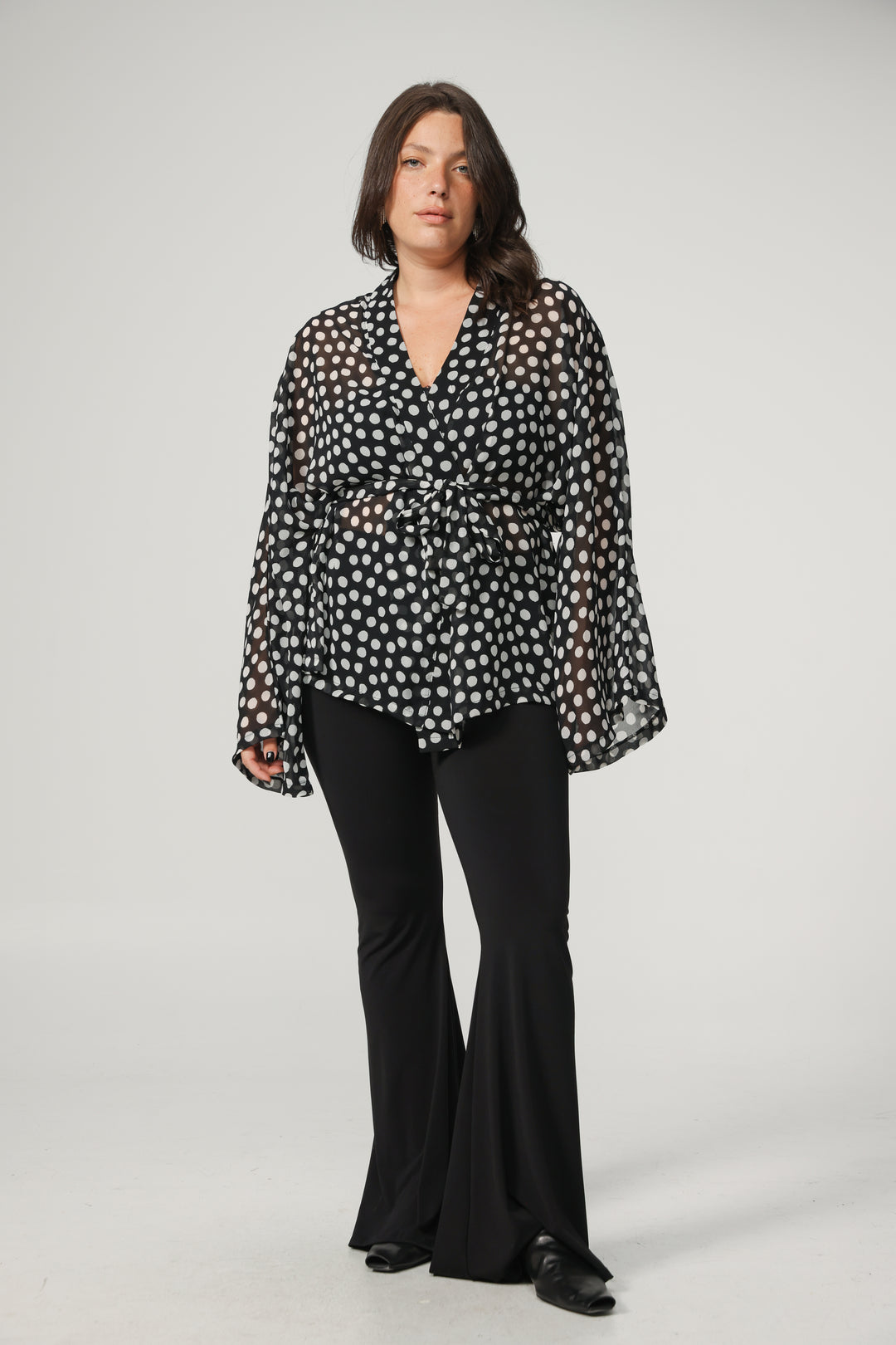Graphic Short Kimono