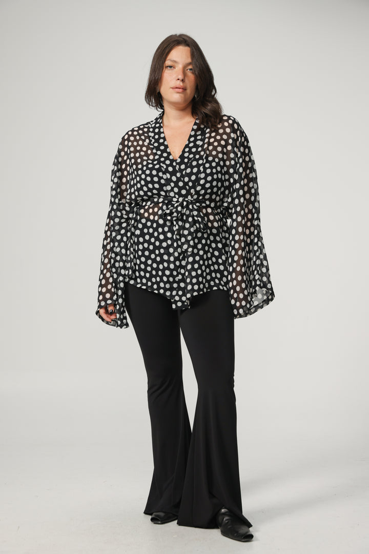 Graphic Short Kimono