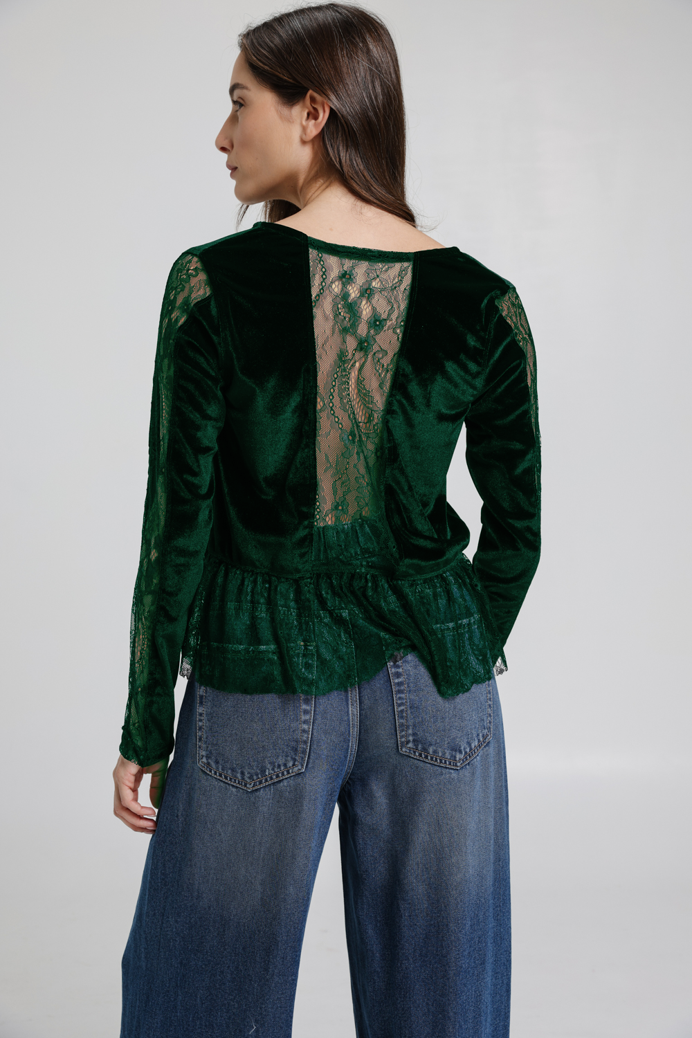 Velvet Green Shirt