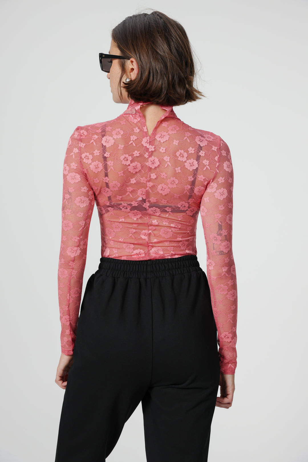 Blossom Pink Lace Shirt