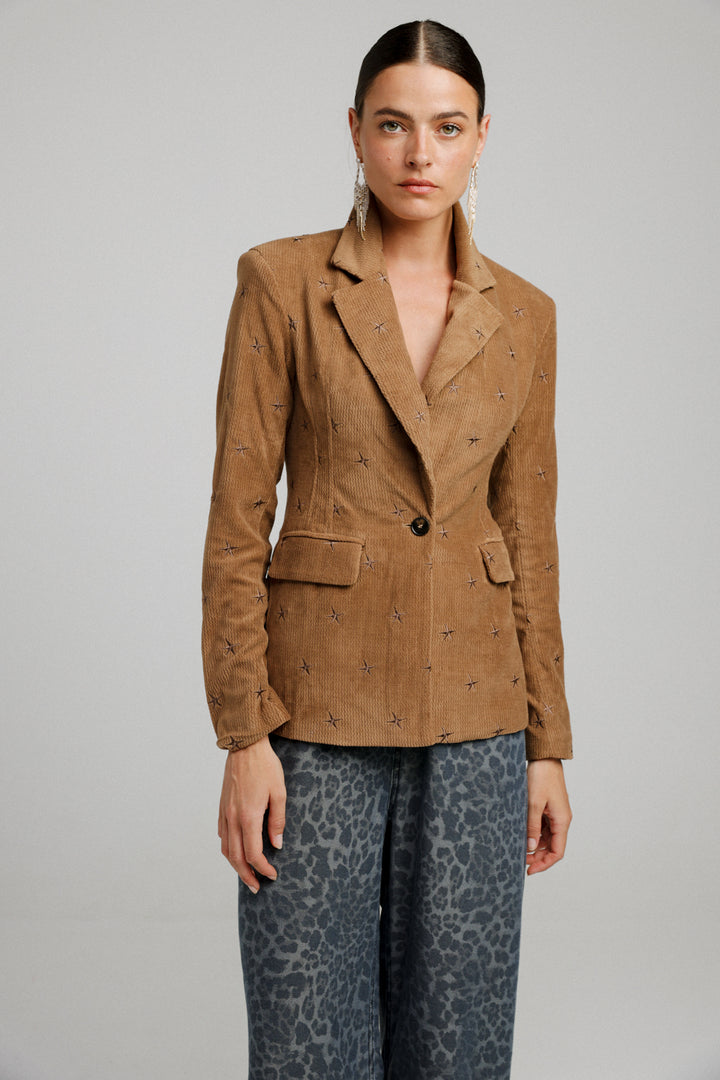 בלייזר קורדרוי קאמל Universe Camel Corduroy Blazer