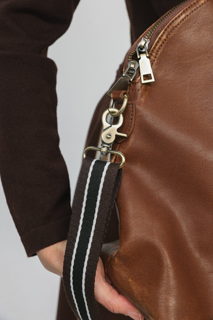 Oversized Brown Carryall Bag