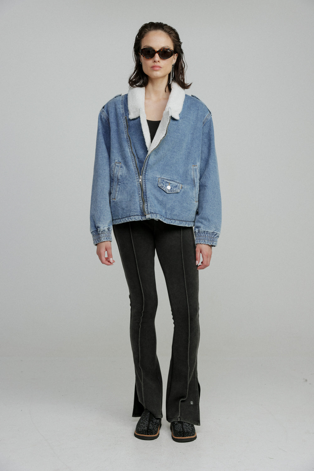 Regent Blue Denim Jacket ז'קט ג'ינס בצבע כחול